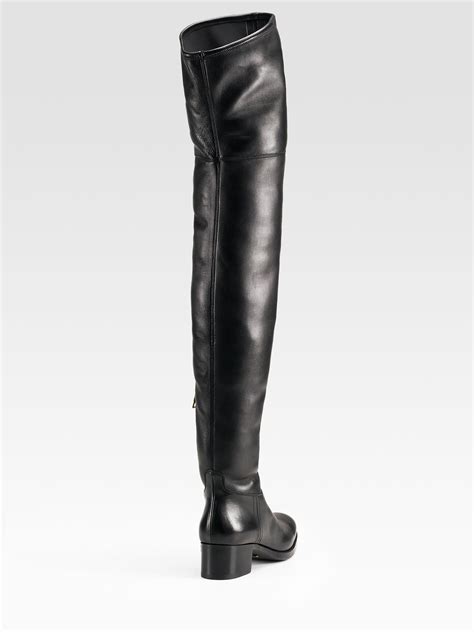 prada thigh high boots